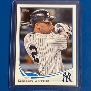 Derek Jeter [Batting] #2 2013 Topps Baseball Trading Card